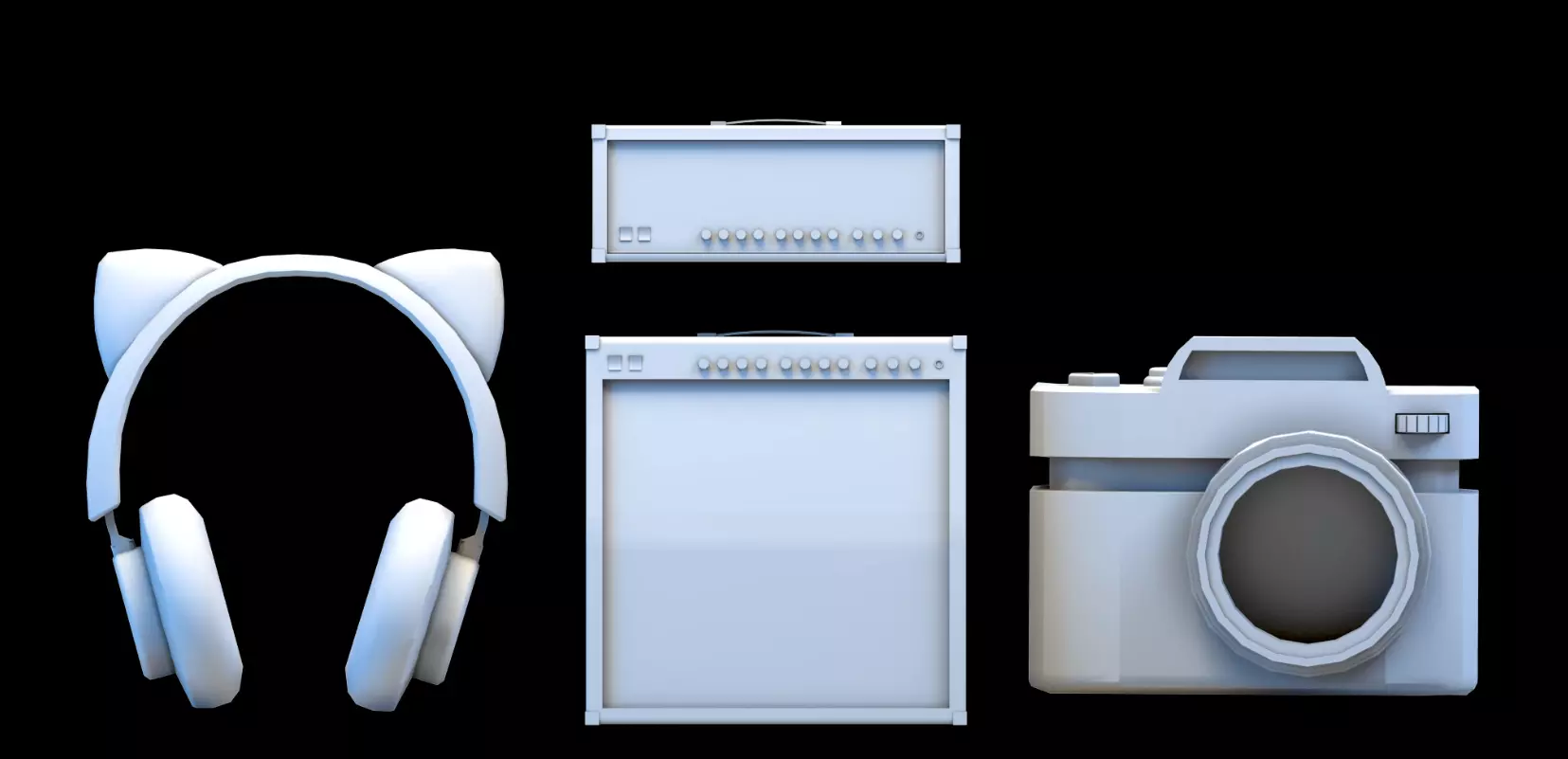 Low poly game ready props 3D Model Collection_0