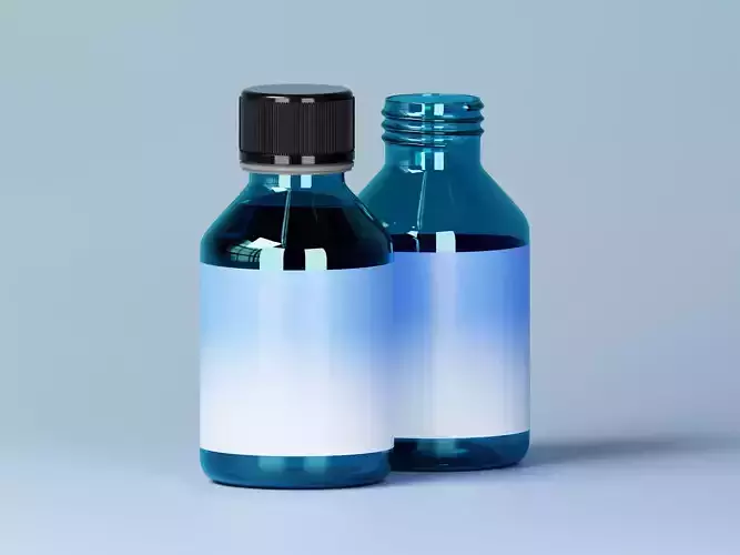 Medicine Product Bottle 3D Model