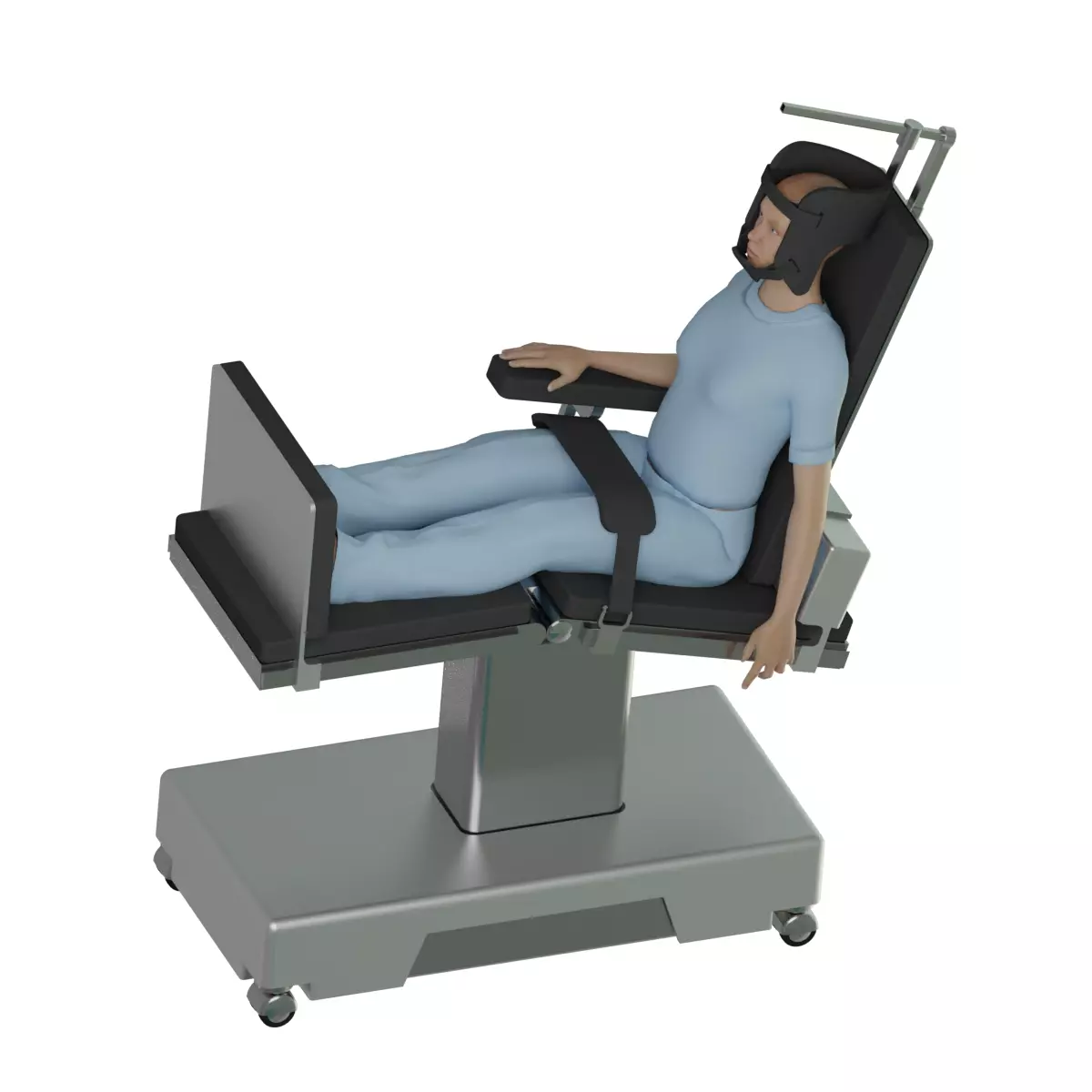 Surgery Chair - Beach Chair Style for Shoulder Surgery 3D model