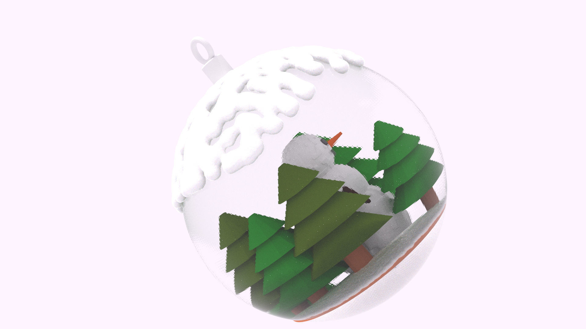 Christmas tree toy  3D model_1