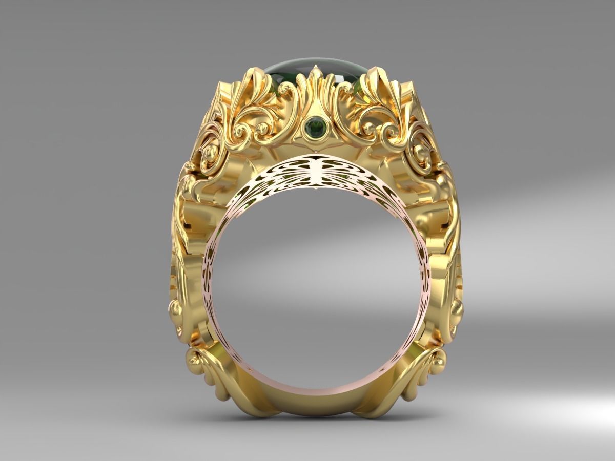 usa Dragon Ring 3D print model_1