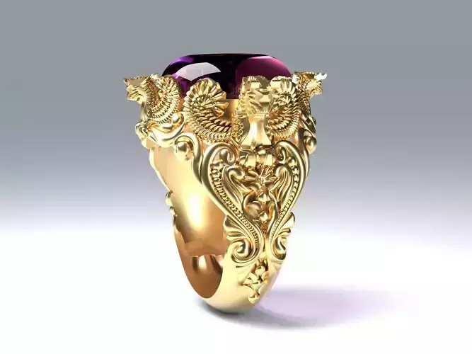 jewelry man ring 3D print model