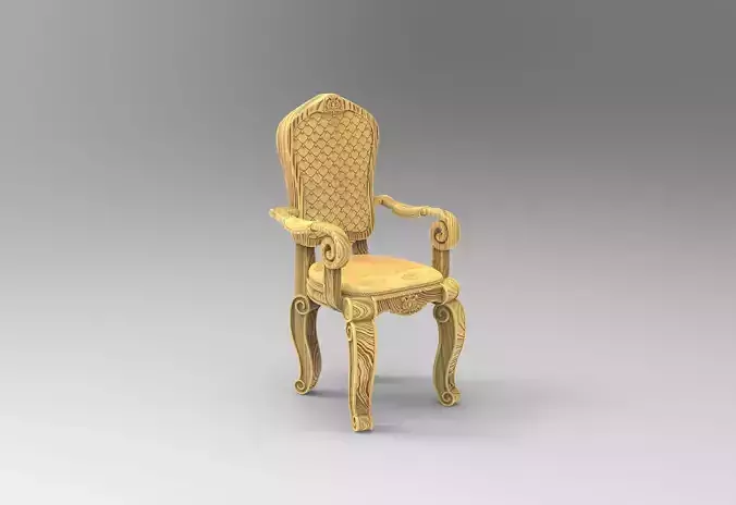 Victorian Chair 3D print model
