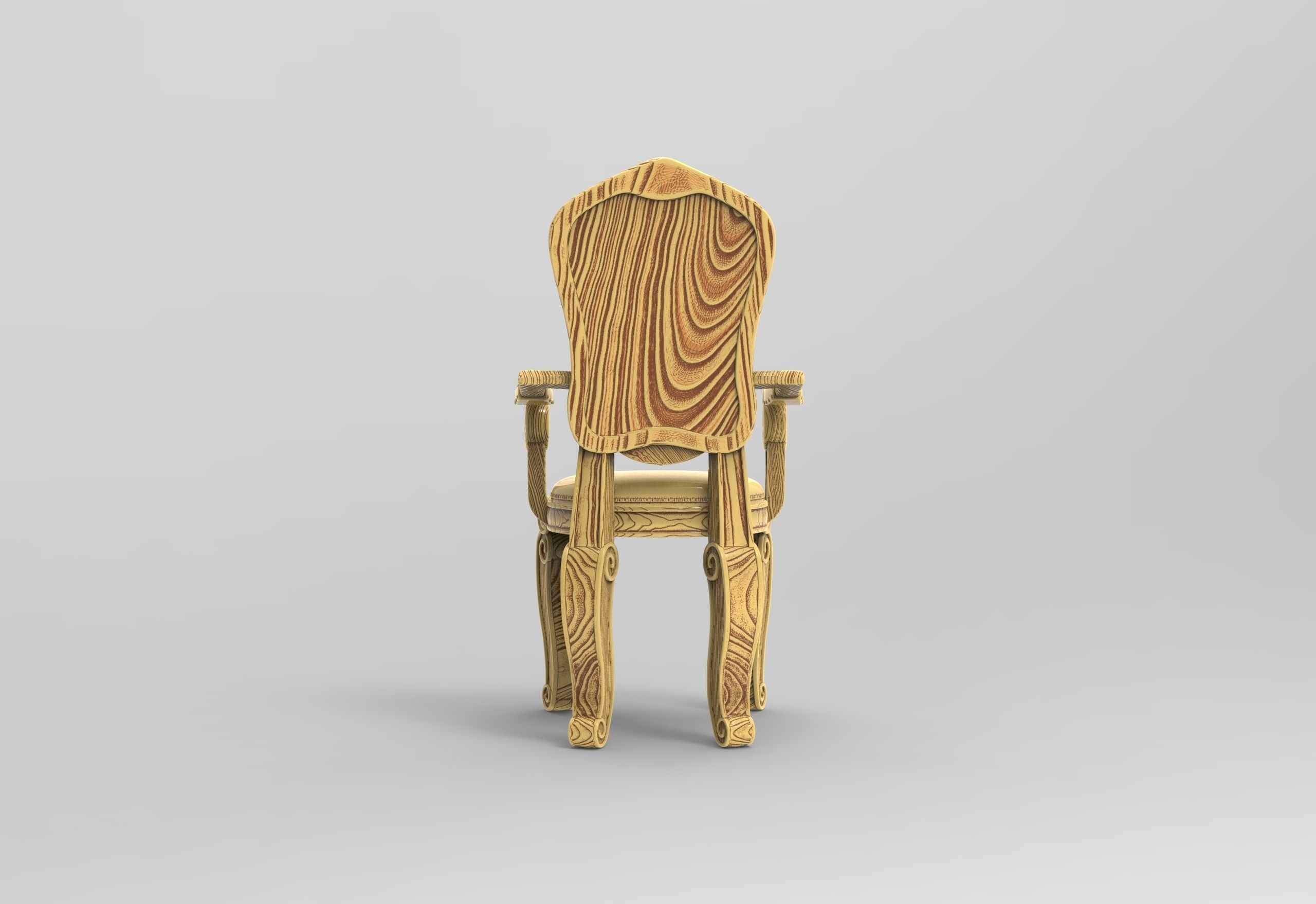 Victorian Chair 3D print model_4