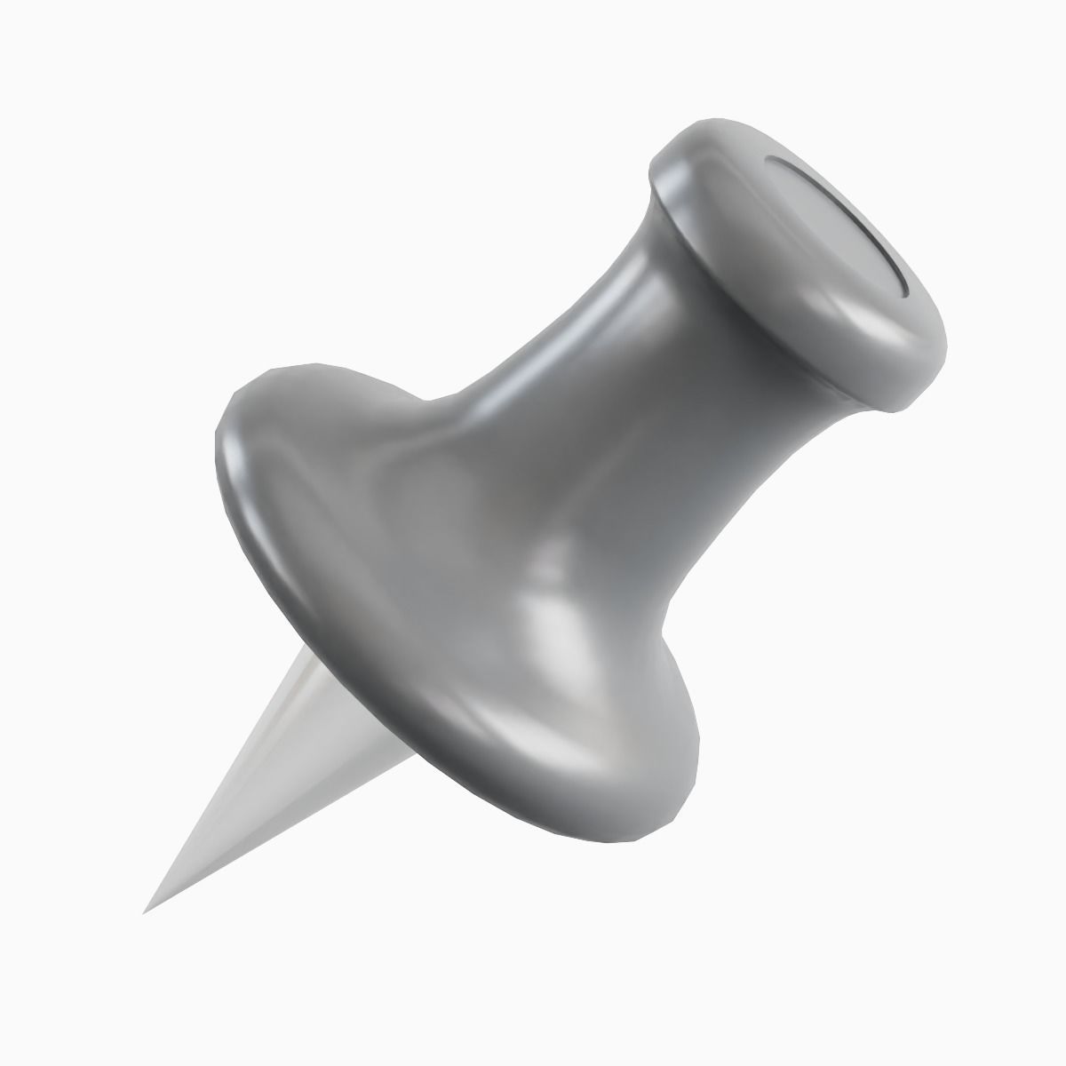 Pushpin 05 Low-poly 3D model_3