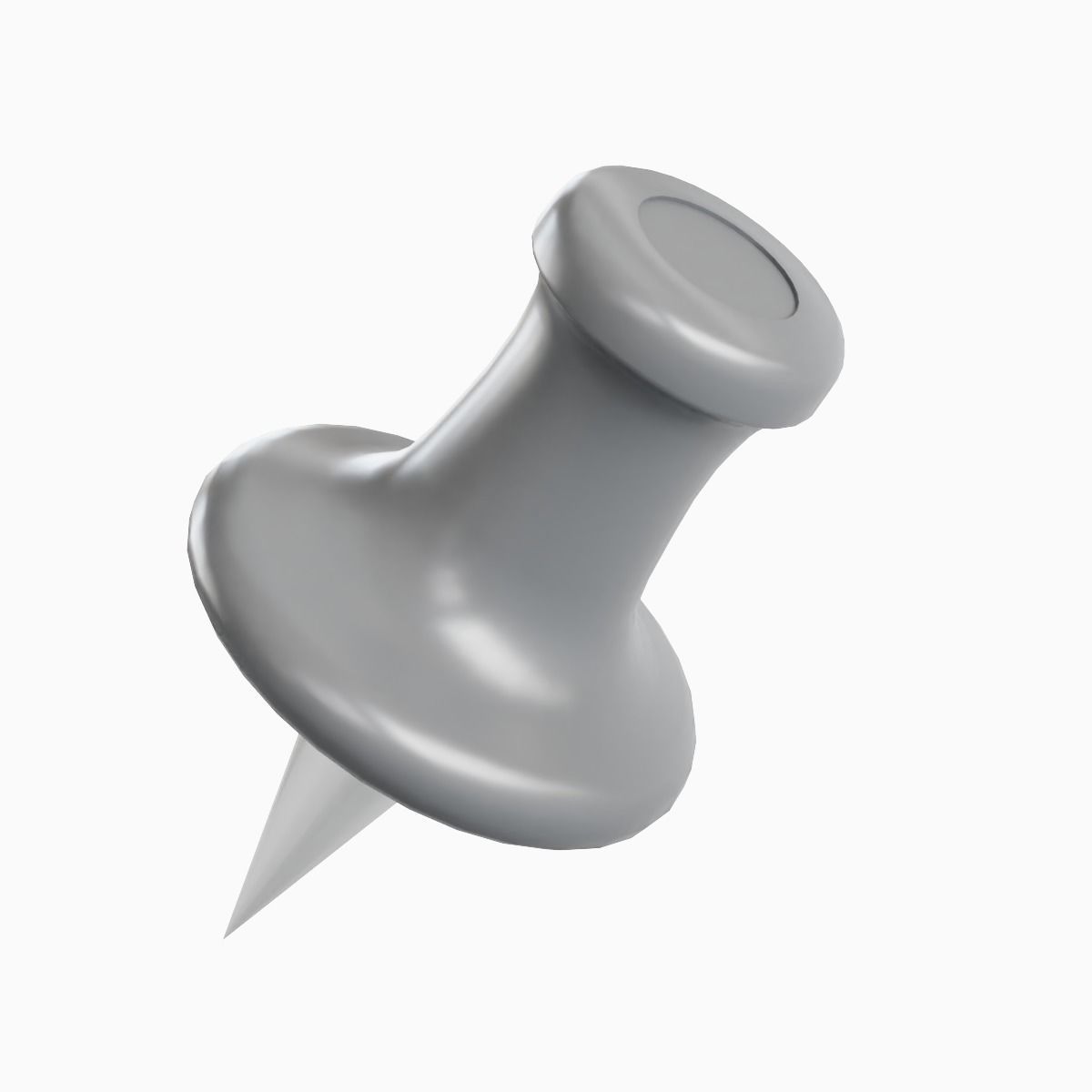 Pushpin 05 Low-poly 3D model_2
