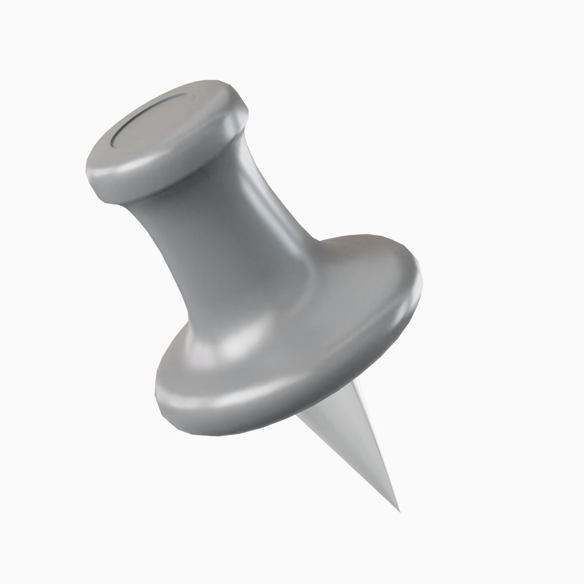 Pushpin 05 Low-poly 3D model_7