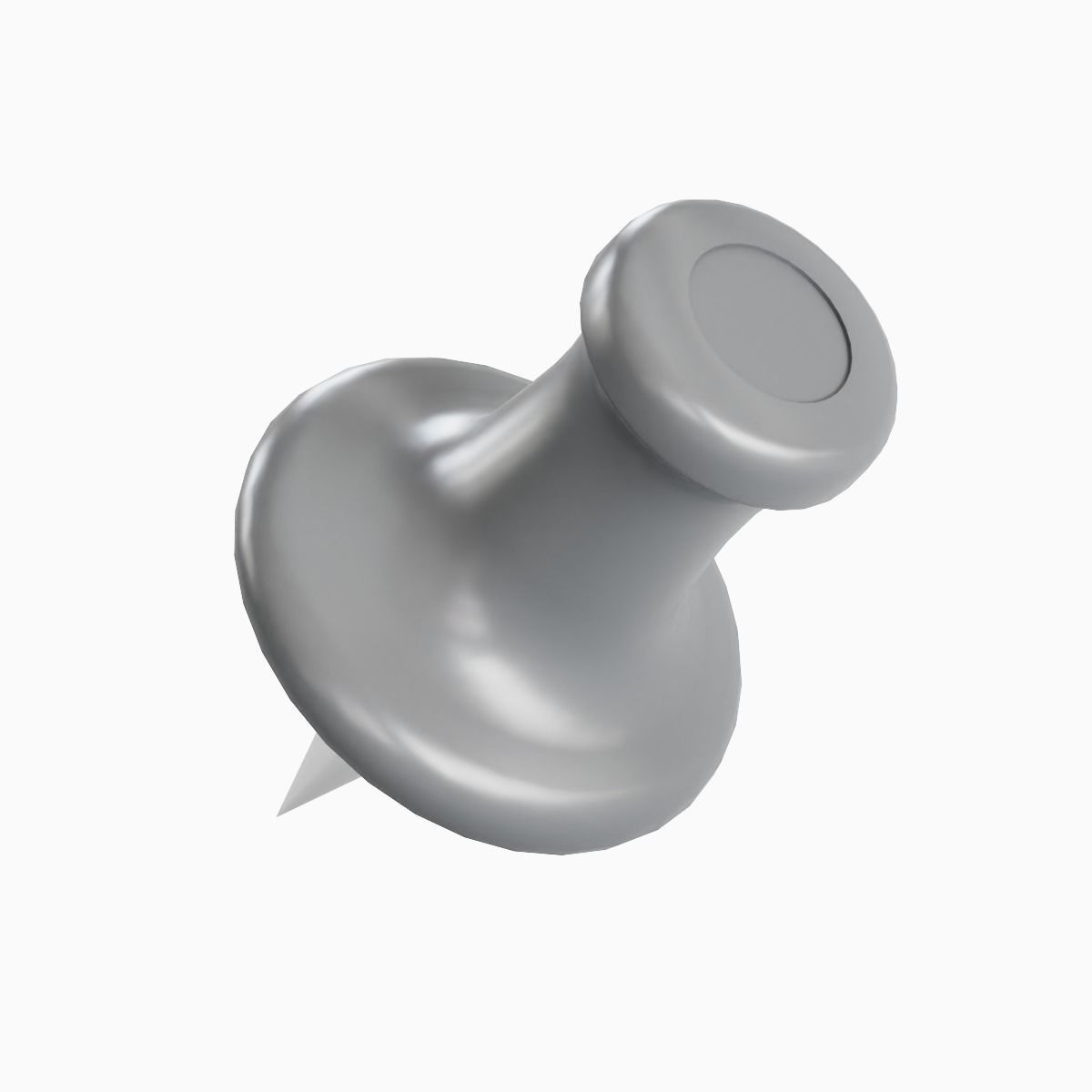 Pushpin 05 Low-poly 3D model_5
