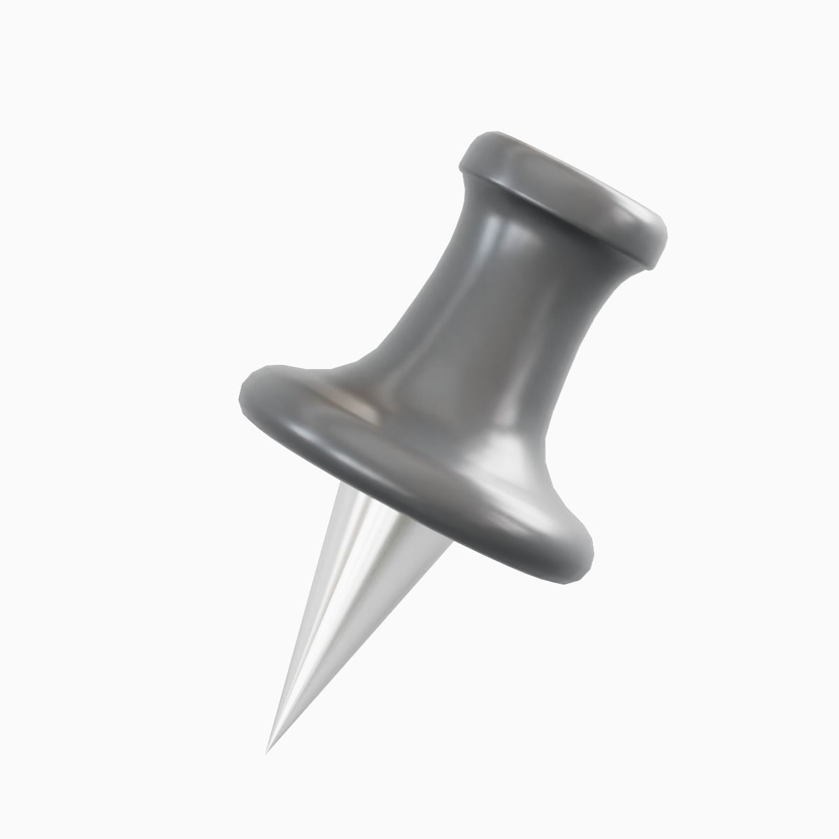 Pushpin 05 Low-poly 3D model_4