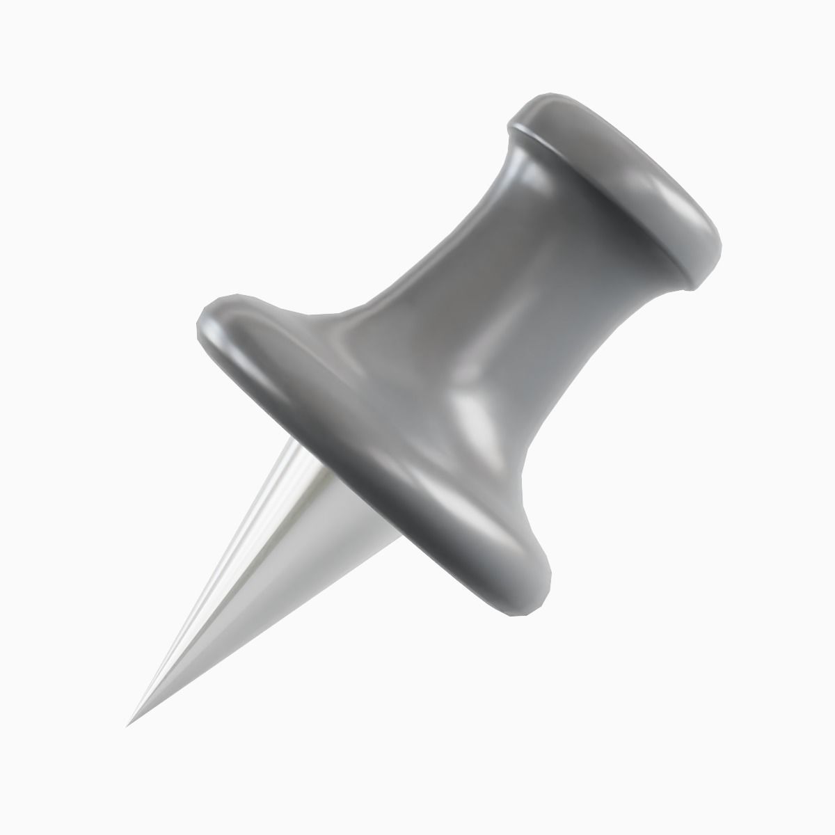 Pushpin 05 Low-poly 3D model_1