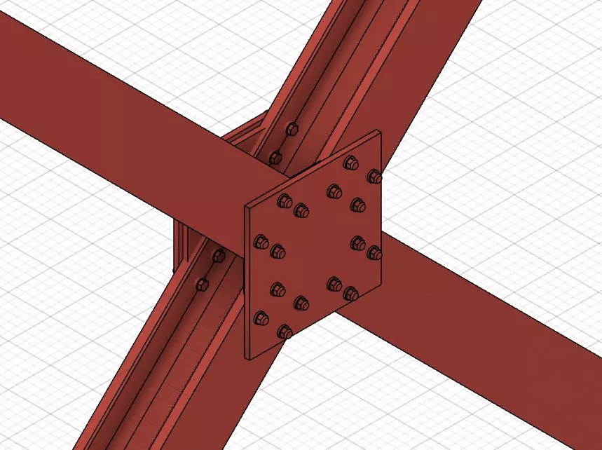 Modelling H-Column Cross for Scratch Building 3D print model_0