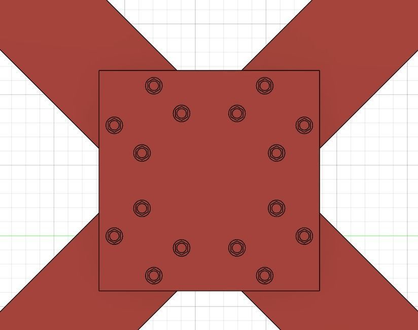 Modelling H-Column Cross for Scratch Building 3D print model_7