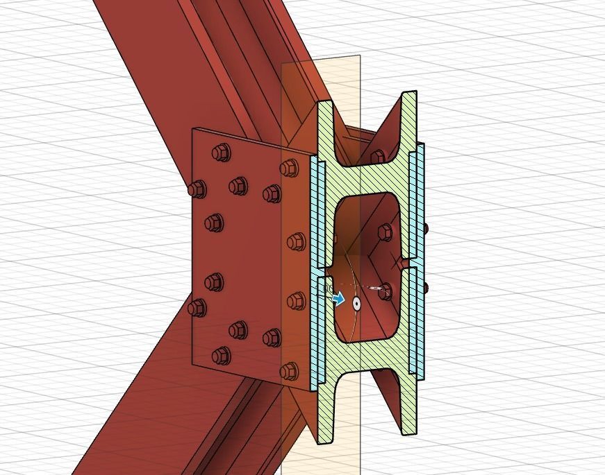 Modelling H-Column Cross for Scratch Building 3D print model_9