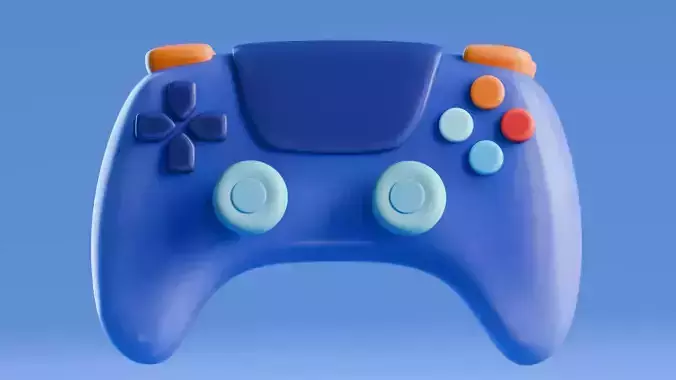 Low poly - Stylized Game Items - Joystick