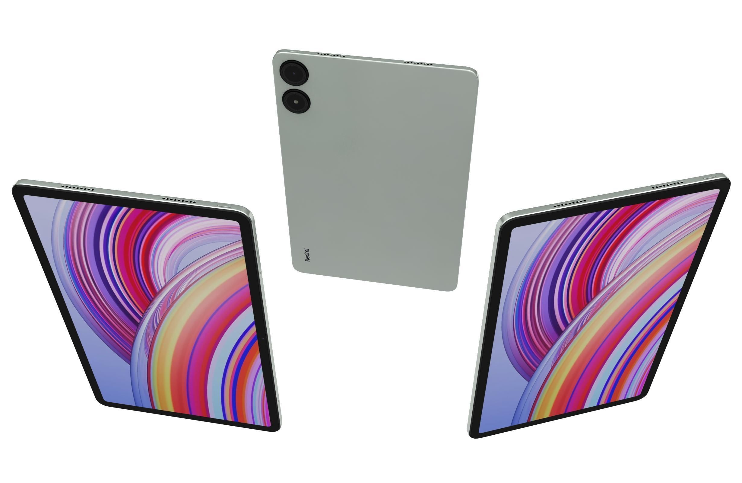 Xiaomi Redmi Pad Pro Mint Green 3D model_1