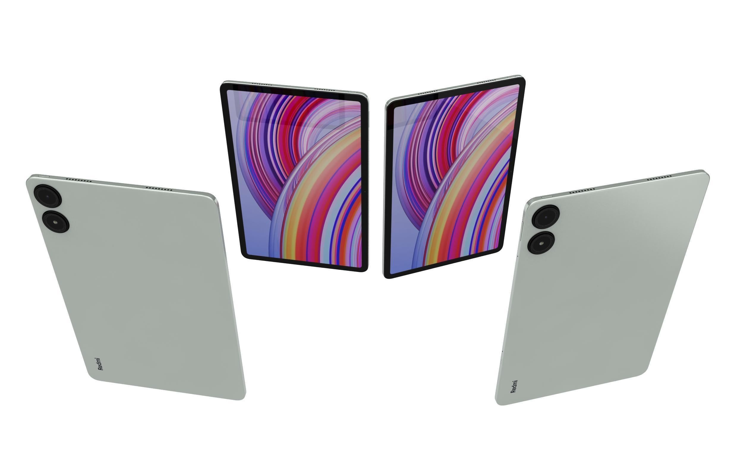 Xiaomi Redmi Pad Pro Mint Green 3D model_4