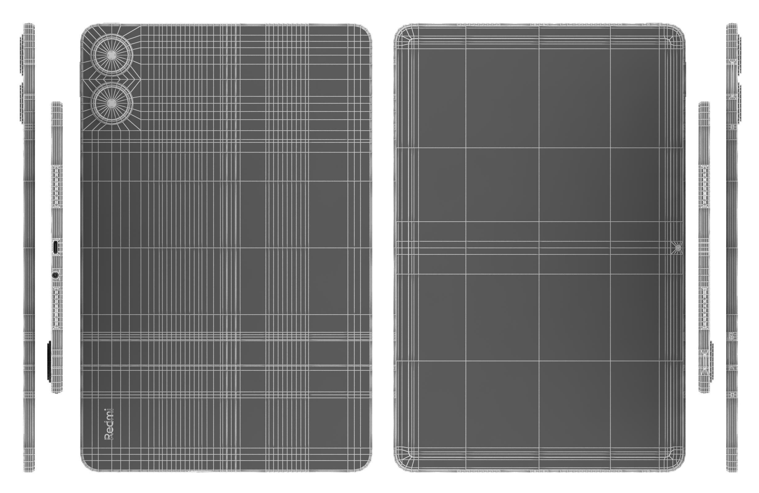 Xiaomi Redmi Pad Pro White 3D model_16