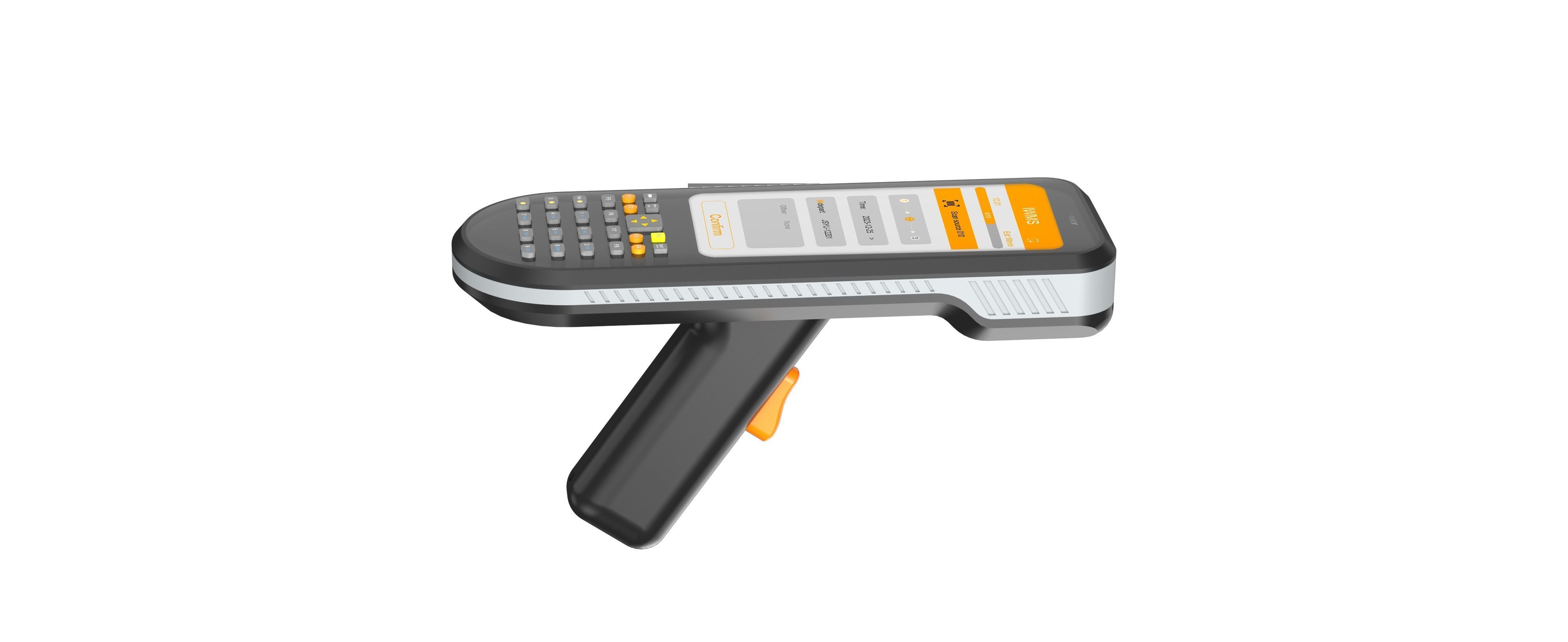 Barcode scanner 3D print model_3