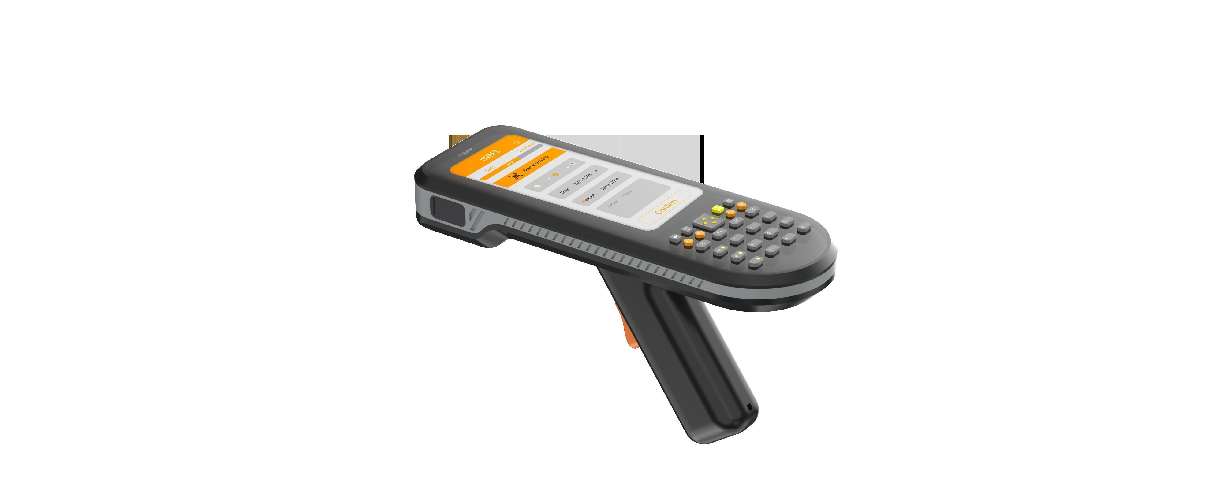 Barcode scanner 3D print model_1