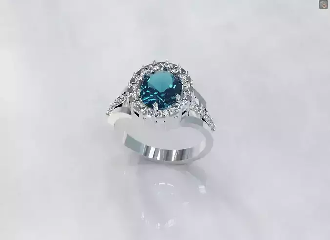 Diamond engagement ring