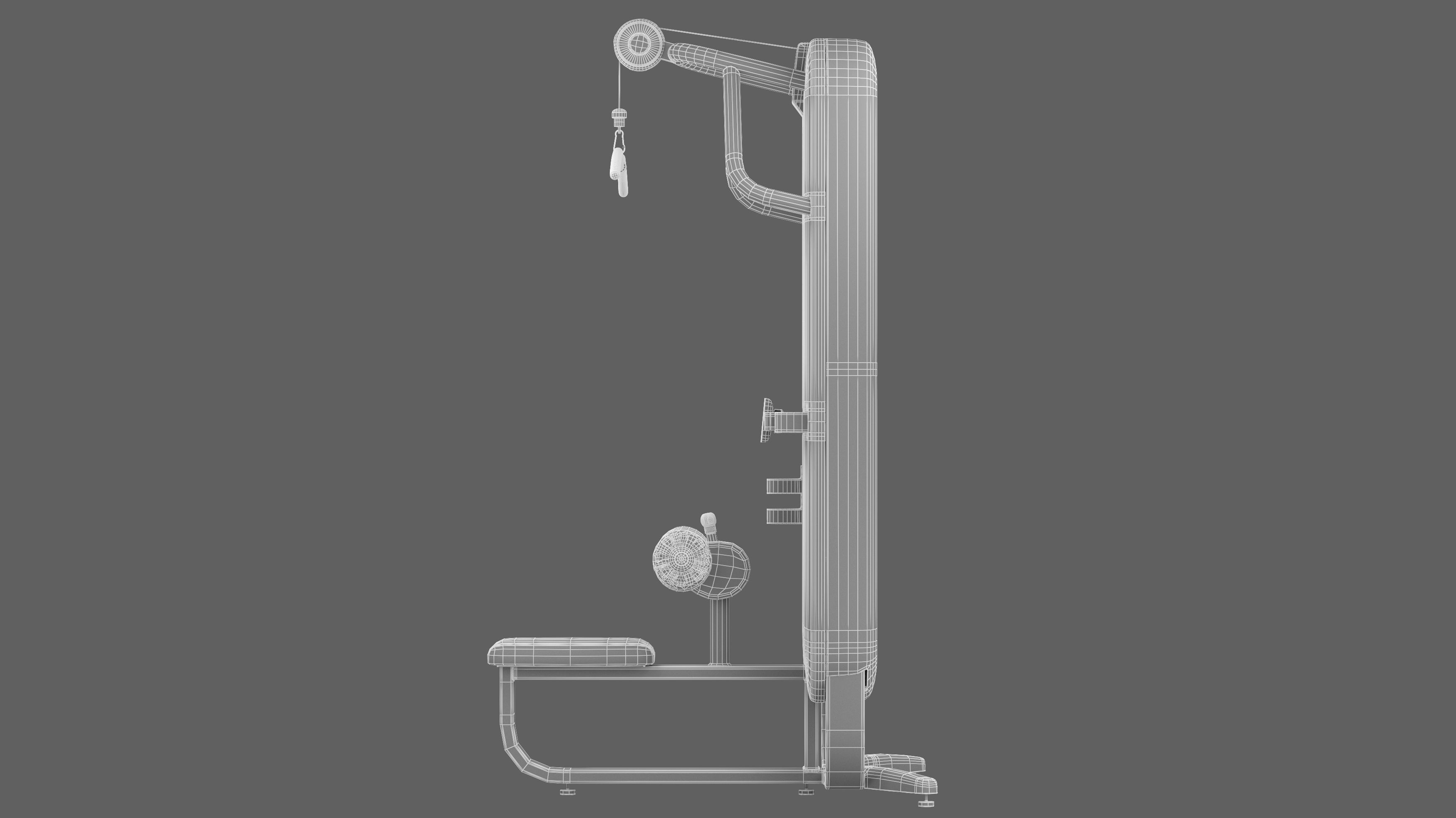 Technogym Artis Lat Machine 3D model_11