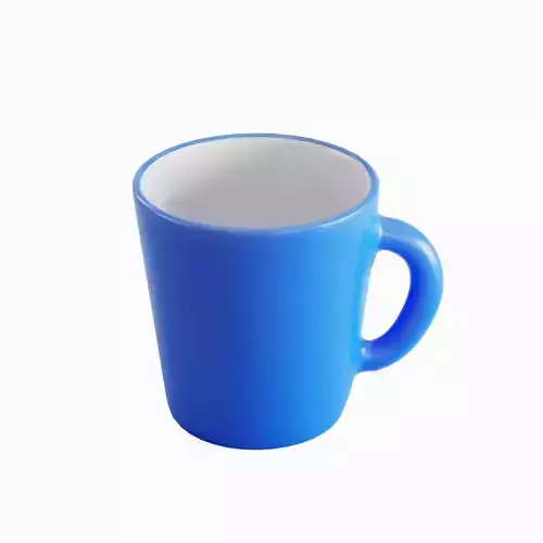 Coffee Cup 05 Low-poly 3D model
