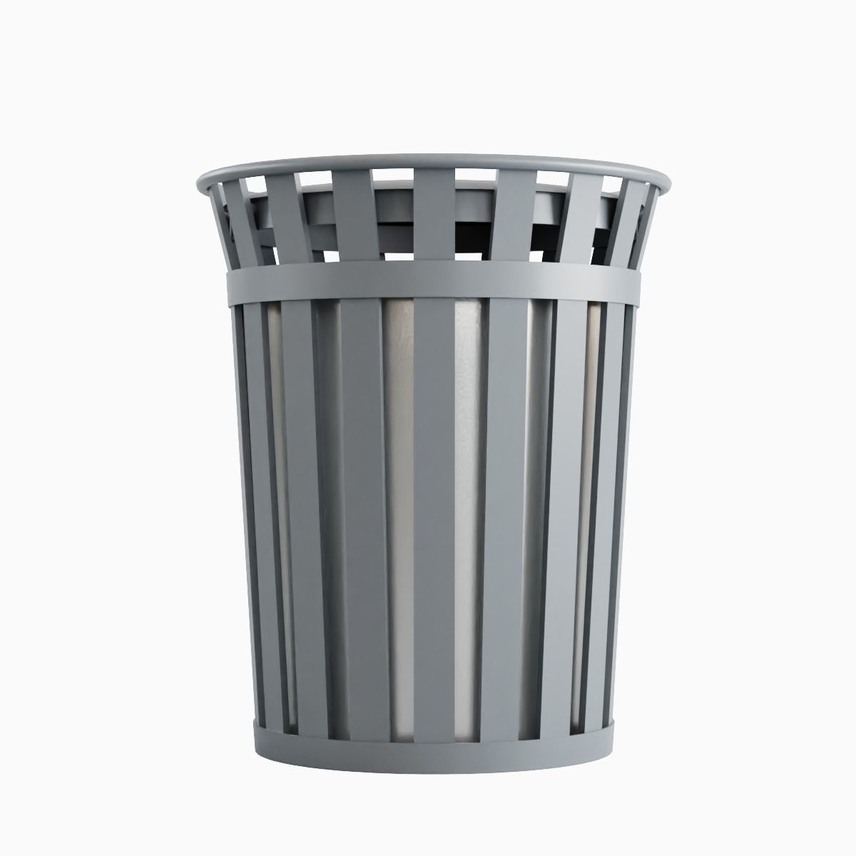 Trash Box 03 Low-poly 3D model_1