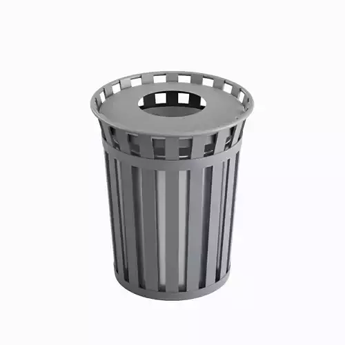 Trash Box 03 Low-poly 3D model