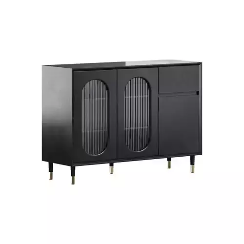 Wood Glam Sideboard Credenza 2
