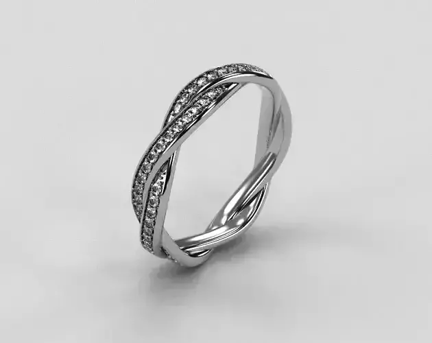 Twisted Ring Size 52