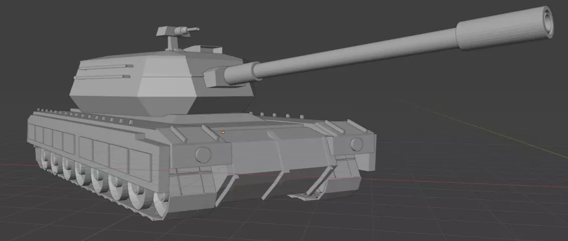 Tank 3D model Free 3D model