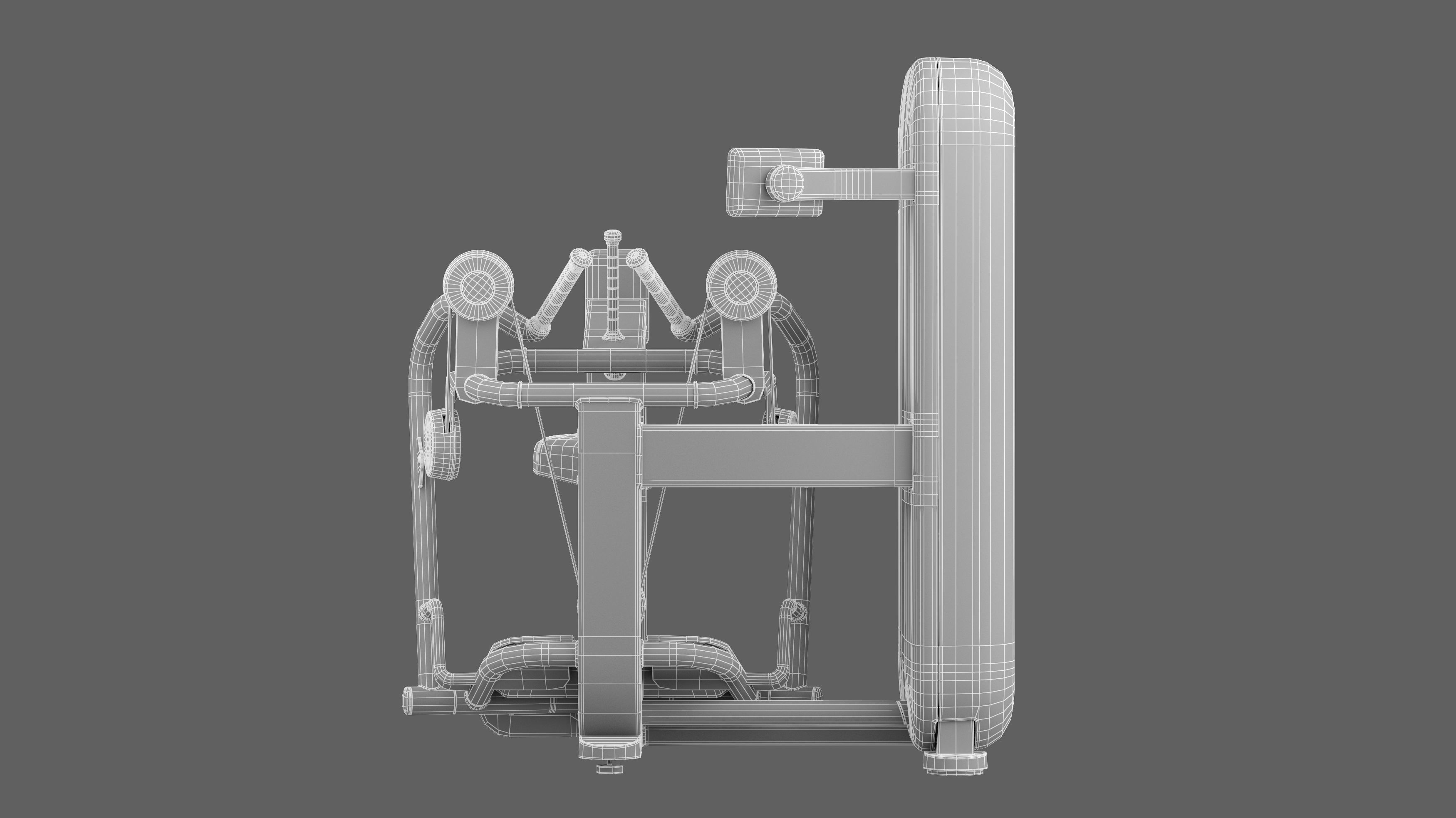 Technogym Artis Low Row 3D model_9