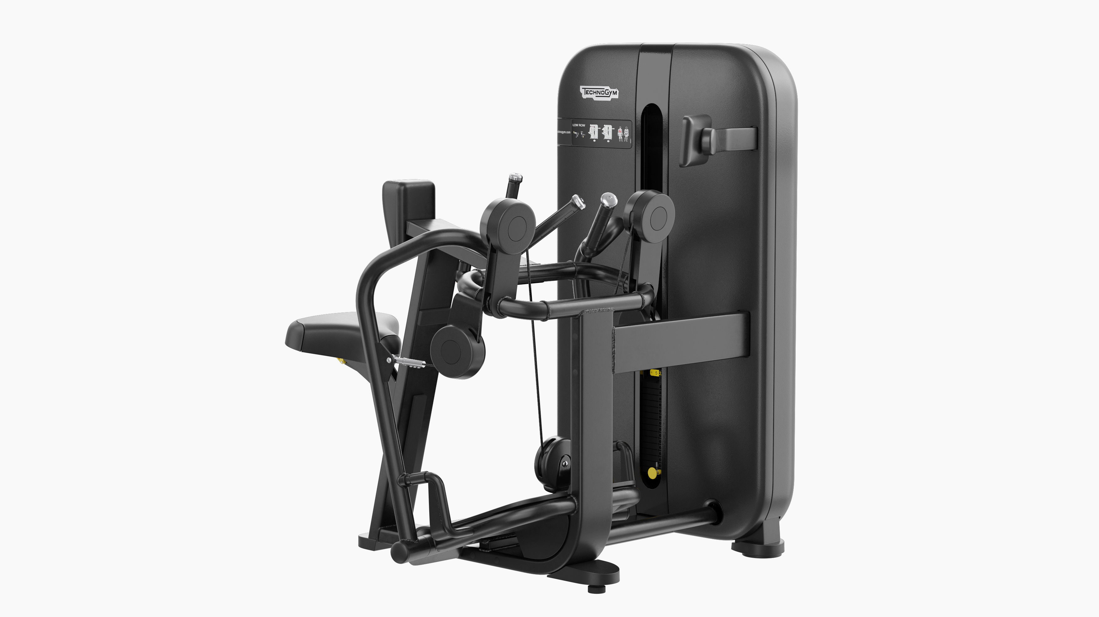 Technogym Artis Low Row 3D model_4