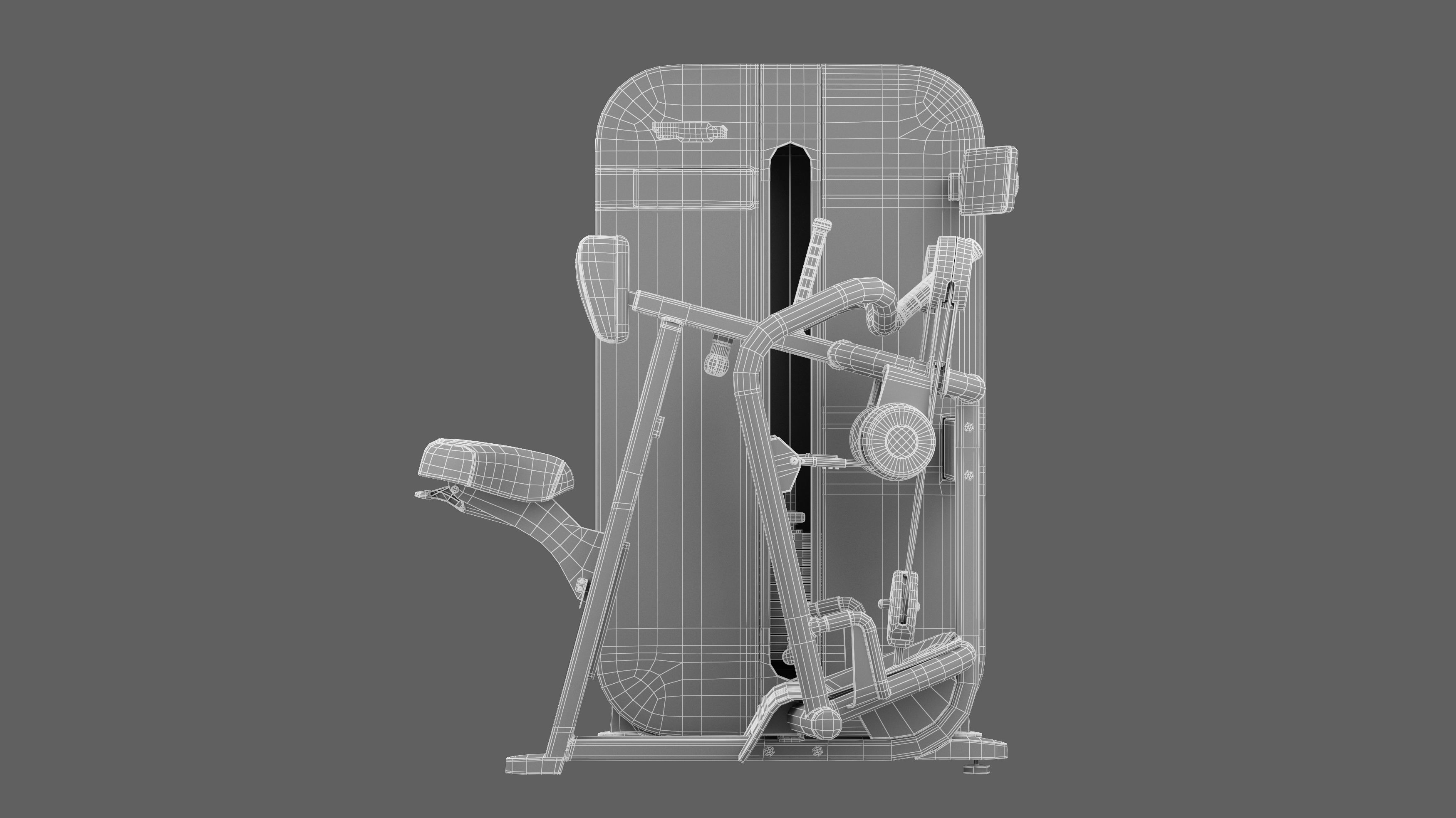 Technogym Artis Low Row 3D model_11