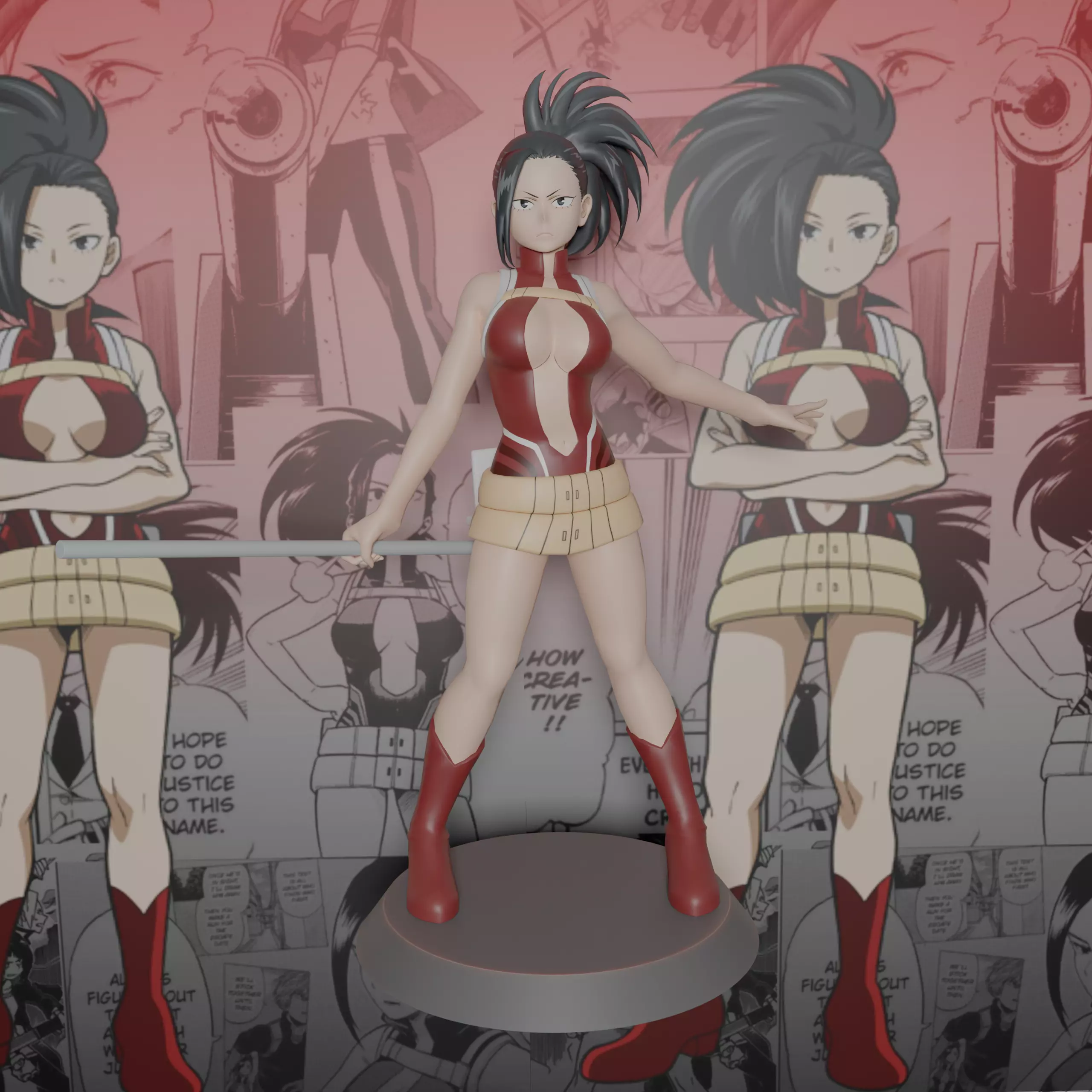 MOMO YAOYOROZU 3D print model