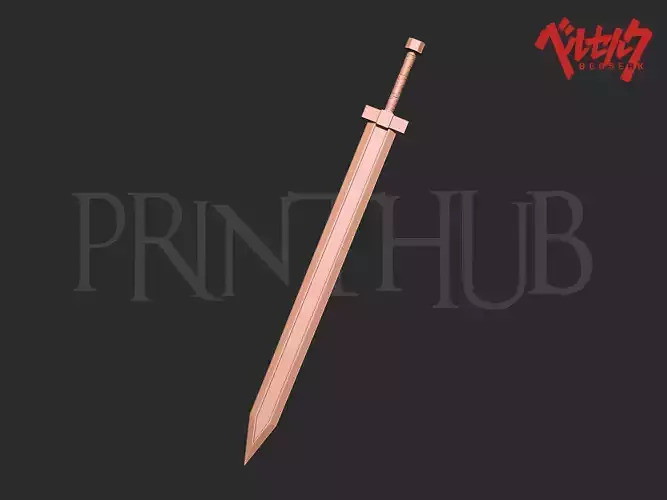 Guts Raider Sword Cosplay Berserk 3D print model