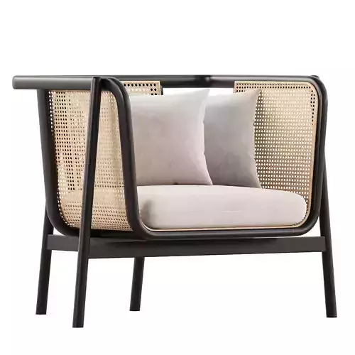 HEM CANE LOUNGE CHAIR