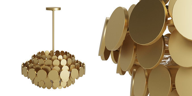 Amaryllis Chandelier 3D model