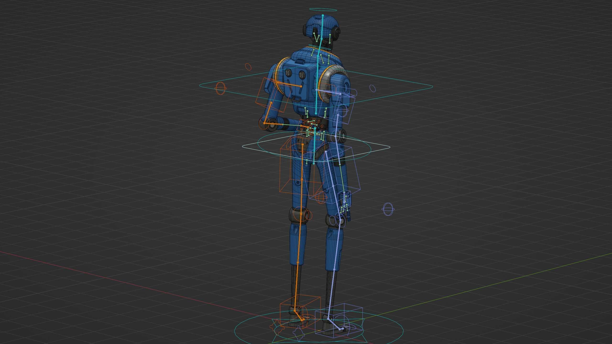 PROTOCOL DROID V-2 Rigged for Unreal Engine - Unity - MIXAMO 3D model_38