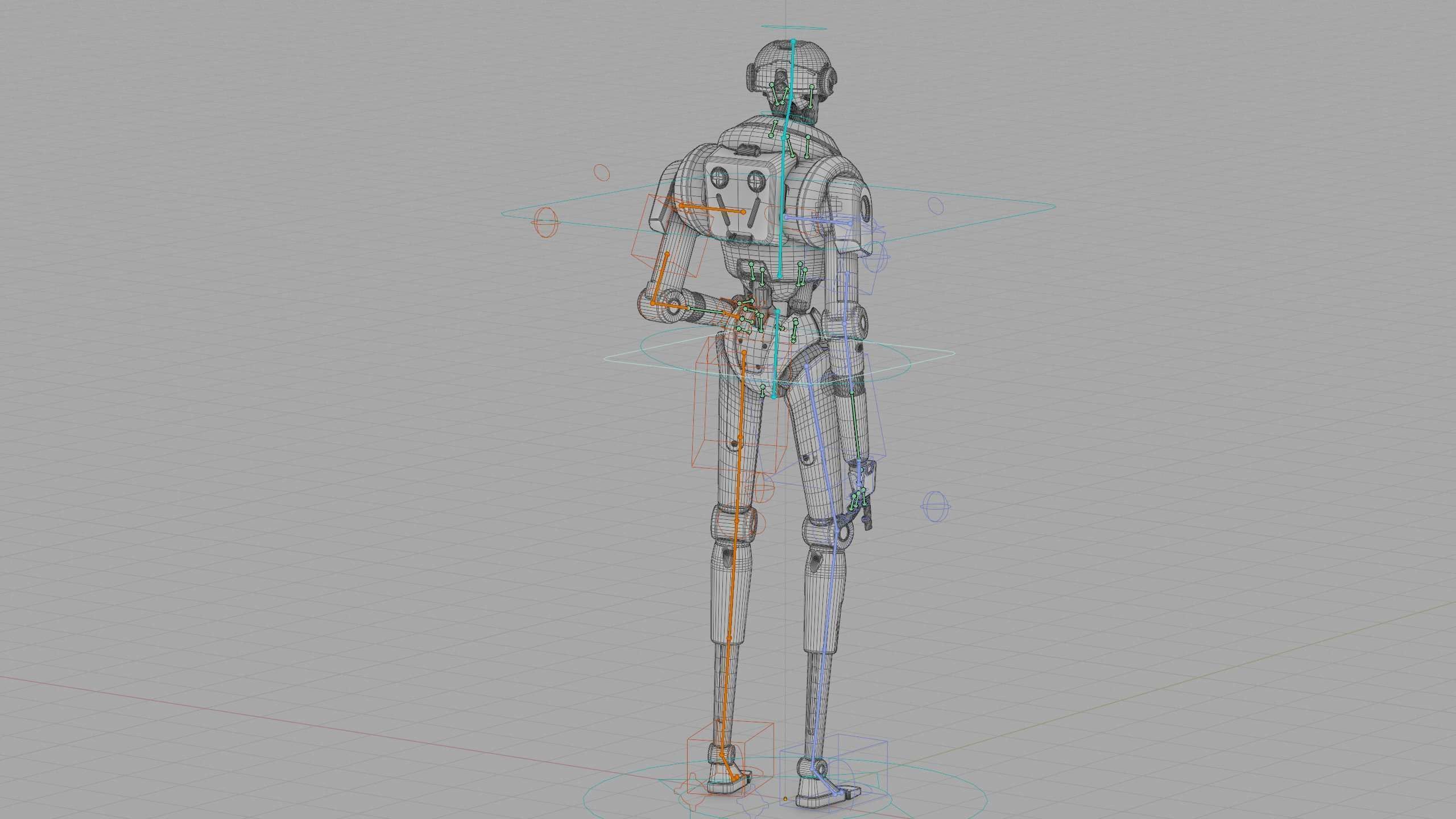 PROTOCOL DROID V-2 Rigged for Unreal Engine - Unity - MIXAMO 3D model_41