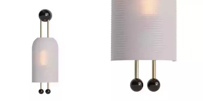 Appariat Lantern Sconce 3D model