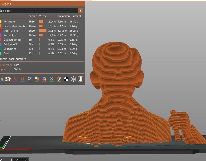George Burns 3D print model_16