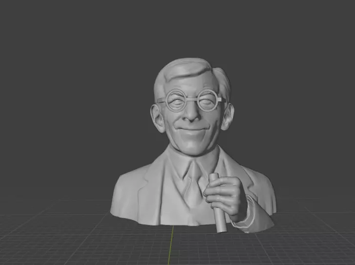 George Burns 3D print model_0