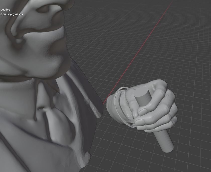 George Burns 3D print model_10