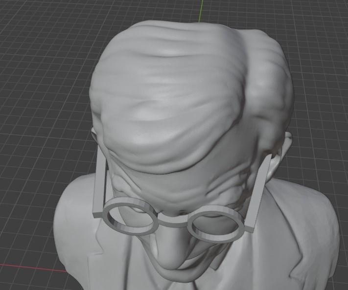 George Burns 3D print model_4
