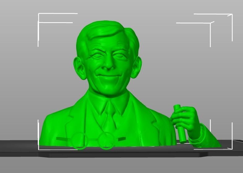 George Burns 3D print model_15