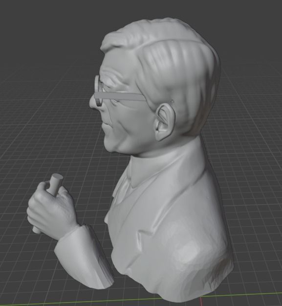 George Burns 3D print model_22