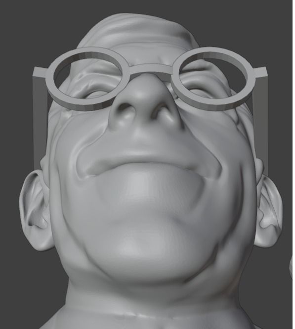 George Burns 3D print model_6