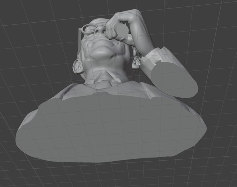 George Burns 3D print model_3
