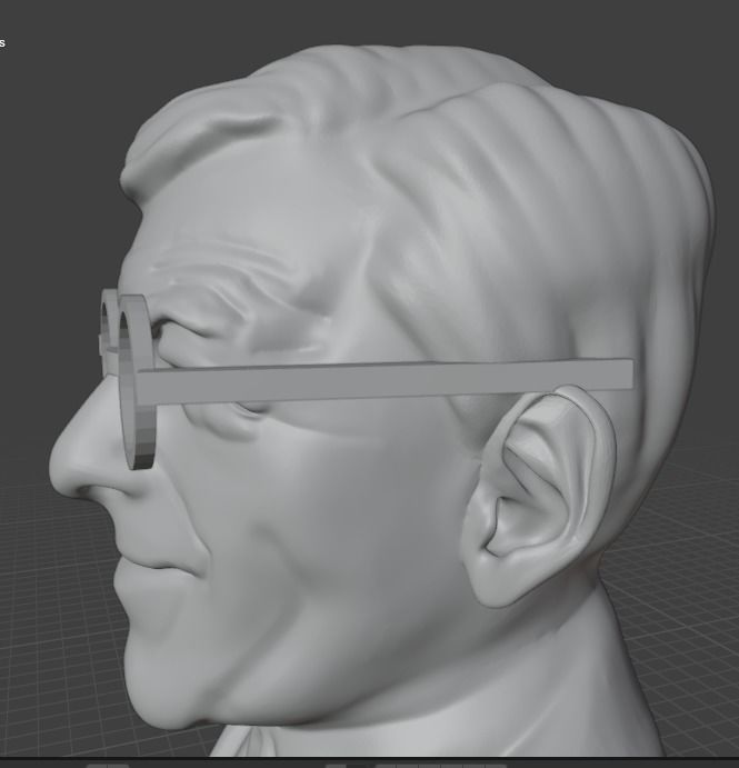 George Burns 3D print model_7
